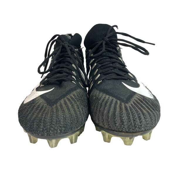 Nike Alpha Menace Elite TD -Men\'s Sz 12 -Black & Silver Cleats- AJ6547-002 main image 10